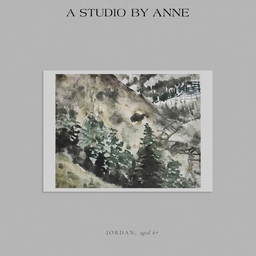 Watercolour Landscape by Jordan